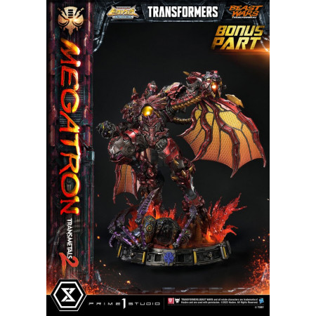 Transformers Beast Wars Premium Masterline socha 1/4 Megatron Transmetal 2 Deluxe Bonus Version 74 cm